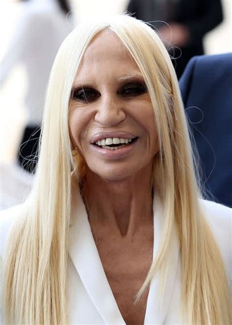 accessori versace donna|what happened to donatella versace's face.